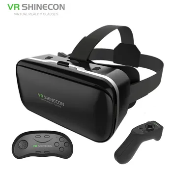 Vritual Ochelari de Realitate VR Shinecon G04 6.0 set de Căști Vr Video 3D Ochelari Casca Box 3d vr Pentru 4.5-6.0 Smartphone+Bt Controller