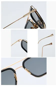 VWKTUUN Pătrat ochelari de Soare Femei Barbati Brand Designer de Epocă Twin-fascicul de Ochelari de Soare Pentru Femei de Puncte Supradimensionat ochelari de soare UV400 Umbra