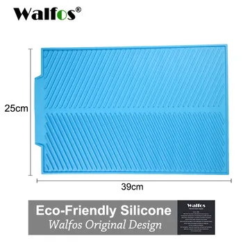 WALFOS alimente grad silicon fel de Mâncare castron de Uscare Mat foarte Mari Rezistente la Căldură Silicon Antibacterian Dishwaser în condiții de Siguranță