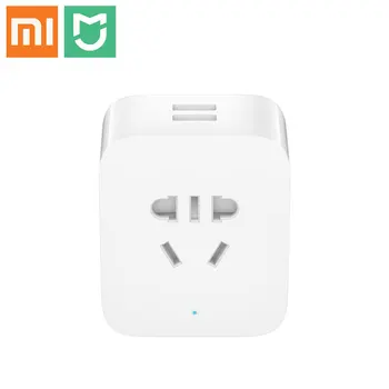 Xiaomi Mijia WiFi Inteligent Plug Versiune Îmbunătățită cu Dual USB Port Mi Smart Home Telefonul fără Fir Control de la Distanță Inteligent Xiaomi Soclu