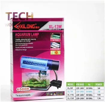 Xilong XL-5W/7W/11/13W mini acvariu Lumina plantelor acvatice lampa clip lampa acvariu accesorii transport gratuit