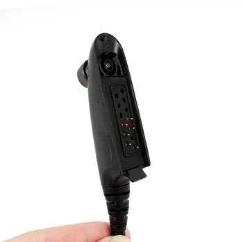 XQF reglabil Degetul ASV gât de control căști tub de aer pentru motorola gp328 gp338 gp339 gp340 gp329 gp320 walkie talkie