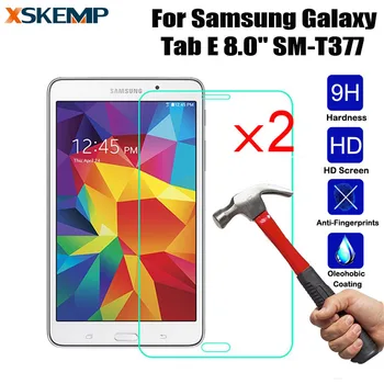 XSKEMP 2 buc Temperat Pahar Ecran Protector Pentru Samsung Galaxy Tab E 8.0 T377 T375 Tablet PC-ul Anti-zero Film Protector Guard