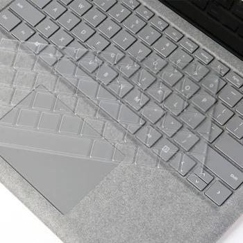 XSKN Piele Tastatură pentru Microsoft Surface Book Surface 3 Pro 3 Pro 4 Tip carcasa Ultra Slim Clear TPU Film Transparent rezistent la apa
