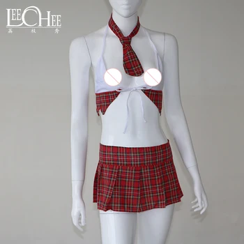 YL100 Halloween Liceu Cosplay Joc Costum Sleepwear Sexy Erotic Femei Student Uniforme Lenjerie Fantasia Obraznic