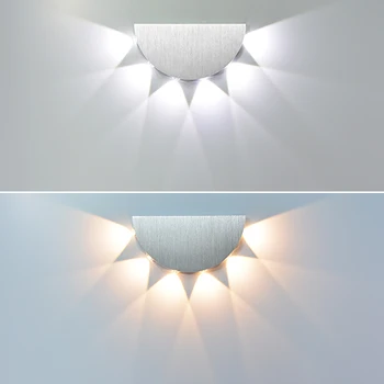 YooE 6W LED-uri de Interior Lampă de Perete AC110V/220V Decora Tranșee de Perete Rece / Alb Cald Dormitor Lectură Perete LED Lumina