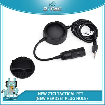 Z-tactice Noi ZTCI Tactice Cască Motorolar ASV Plug Hole Militare Cască Pentru Kenwood ASV Paintball BK Z138