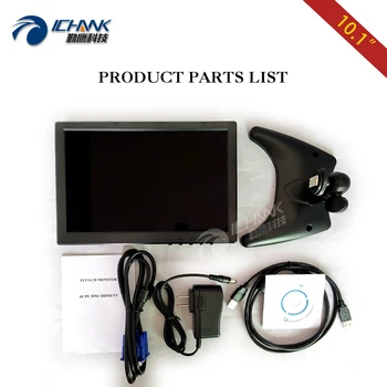 ZB101JC-V56/10.1 inch 1280x800 16:10 Full View VGA, HDMI, USB Semnal de Masă,de uz Industrial,Medical Rezistență Touch Monitor LCD Ecran