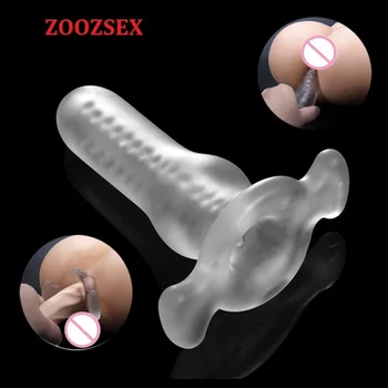 Zoozsex Gol Anal Plug Dop de fund de Prostata Extender Anus Penis artificial Masaj Om Masturbari Dispozitiv Gay Sex Anal Jucării Pentru Cuplu
