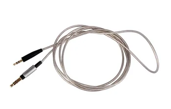 Înlocuirea Argint Cablu Audio Pentru BL Sincronizatoare Chrome Edition/EVEREST 300 310 700 710 On-ear /Elite/Duet BT Supra-ureche Căști