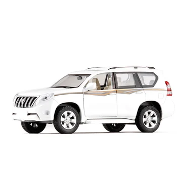 1:32 PRADO SUV Simulare Mașină de Jucărie Model de Aliaj Trage Înapoi Jucarii pentru Copii Veritabilă Colecție de Licență Cadou Vehicul Off-Road Copii
