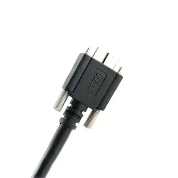 1,5 m/2m/3m/5m USB 3.0 a la Micro-B USB 3.0 pentru Transfer de Date interfață Industriale Cablu de aparat de Fotografiat cu Șurub de blocare Gauri 2 3 5 metri
