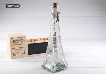 1 BUC Paris Turnul Eiffel sticlă sticle derivă stele norocoase care Doresc sticla turn de sticlă JL 063