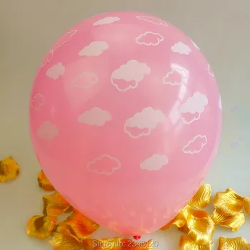 100buc 12inch 2.8 g rotund Imprimat nori roz albastru balon Petrecere decorate ziua baloane copii, balon de jucărie