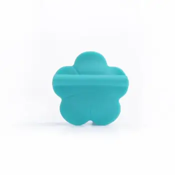 10buc Flori Silicon Bijuterii Margele Pandantiv pentru Mama Copii Dentiție Teather BPA Gratuit Jucărie pentru Copii Bijuterii de Luare 40mm