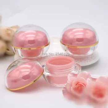10g 40pcs Aur Roz Culoare Balonul Rotund Sticle de Plastic Borcan Cosmetice Emulsie de Ochi, Crema de Fata Recipient Gol Ambalaje Cosmetice