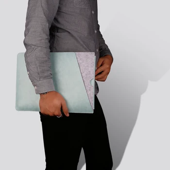 11.6 12 13.3 15.4 inch Notebook sleeve cazul strat Dublu de piele geanta de Laptop capac pentru retina macbook air pro 11 12 13 15 SY018