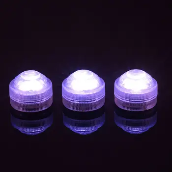12 Bucati/Multe Culori RGB Subacvatic LED Multi-Color Sticlă Pahare Lumini cu Telecomanda pentru Florale Nunta