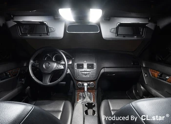 15 buc bec LED de interior dome light Kit Pentru Mercedes CLA clasa C117 coupe CLA180 CLA200 CLA220 CLA250 CLA260 CLA45 AMG (2013+)