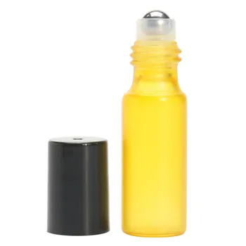 15buc 5ml de Culoare Amestecat cu Bilă de Sticlă Mică De Parfum Uleiuri Esențiale Aromoterapie Parfumuri Balsamuri de Buze Rola Pe Sticle