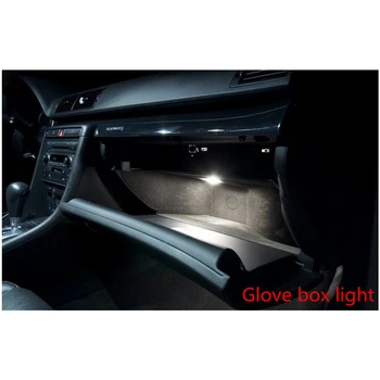18pcs Pentru Audi A4 S4 B6 B7 Sedan Avant 2002 până în 2008, Led-uri Auto de Interior Lumini Canbus LED Lampă Bec 12v Interior Kit de Lumina Pachet