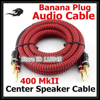 1m 2m 2,5 m 3m - Premium Audiofil Hifi Banana Plug Cablu Audio Pentru Home Theater Sistem de Sunet Surround cu Amplificator Sârmă Vorbitor