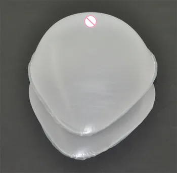 1pair 600g B cupa Silicon Transparent forme de San Mastectomie pad Artificiale, false sani Sani Sani faux seins vagin sutiene