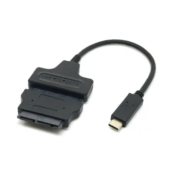 1set USB 3.1 Type C la SATA 22Pin & SATA la 16Pin Micro SATA Adaptor Conector-Adaptor de 1.8
