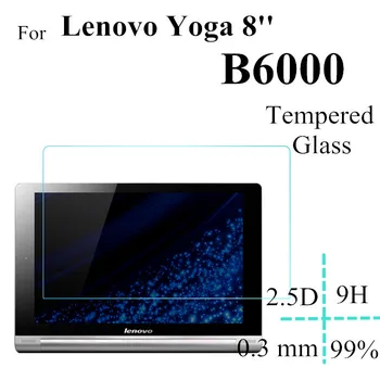 2 buc/lot 8.0 Yoga B6000 Ecran de Sticlă protector Pentru Lenovo Yoga B6000 Tablet PC Temperat Pahar Ecran Protector
