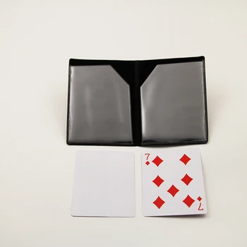 2 buc Optice portofel de Topire cu magnet Card strada etapă până aproape de trucuri magice iluzie magician Mentalism Accesorii 83002
