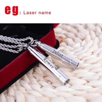 2 BUC oțel inoxidabil cuplu Personalizate Gravate Numele Laser de supraviețuire în aer liber fluier cu pandantiv pentru femei și bărbați
