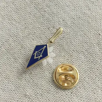2 buc Spatula Masonice Francmason Instrument de Zidărie pătratului și pin Rever Un cadou perfect pentru colegii Gratuit zidari Insigne Brosa