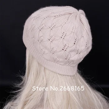 2016 Nou brand de Toamna si Iarna pentru Femei de Moda de Lână Tricotate Căciuli Capace Elegante femei culoare solidă capota casual ladies cap