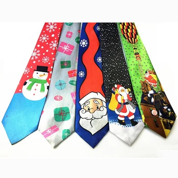 2016 Nou Stil de Crăciun Cravată pentru Bărbați Cravate Pom de Crăciun Caracter Cravate Moda Cravate de Mătase pentru bărbați și Femei