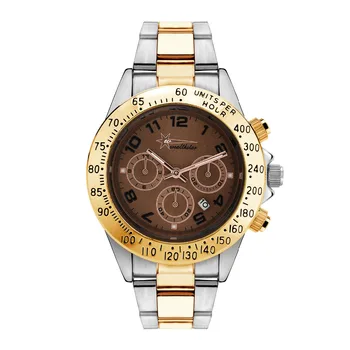 2017 Bărbați Ceas de Moda Fierbinte Casual Brand de Lux Marca Oțel Cuarț Ceas de mână Wealthstar Ceas Masculino negru & alb Relojes