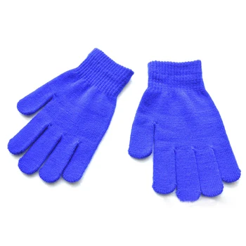 2017 New Sosire Mănuși de Iarnă pentru Femei Toamna Elegant Driver Mănuși Mănuși pentru Bărbați de Lână Tricotate Colorate Pline de Degete de Mănușă JS09