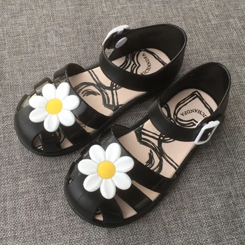 2017 nou Baotou Jeleu rece papuci copii de agrement non-alunecare de flori cool sandale printesa parfumat pantofi