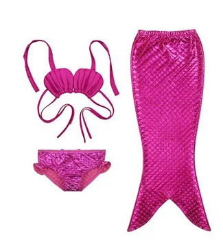 2017 Nou de vânzare Fierbinte Modul de Fete Printesa Sirena Costum de Înot Coada Cosplay Șase Stil Copiii Set de Bikini Vara Costume de baie 62045