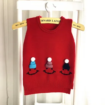 2017 nou haine pentru copii baby girl vesta pulover de îmbrăcăminte pentru copii mici, copii fără mâneci pulover haina transport gratuit