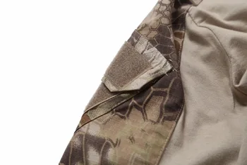 2017 Om Multicam tricouri Armata Camuflaj Combat Tactic Tricou Militar Barbati Maneca Lunga T-Shirt Vânătoare T-shirt