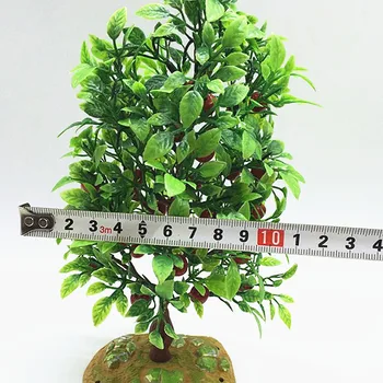 2017 Vânzare Decorațiuni Plante Artificiale 21cm Plastic Simulare Copac, Copaci, Peisaj de Plante Decor de Fructe de Nisip Modelul de Masă