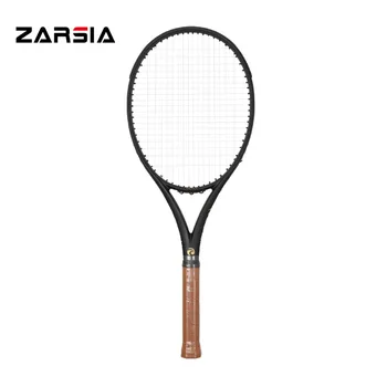 2017 ZARSIA vamale Negru Rachete de Tenis grafit rachete de tenis 300g 41/4,43/8,41/2 transport Gratuit