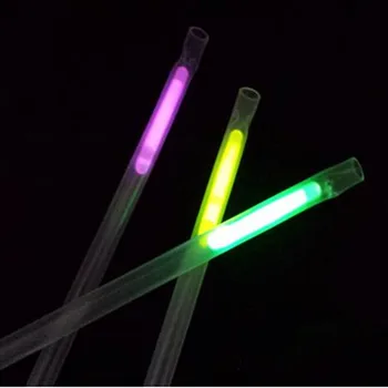 2018 Fluorescente Glow Sticks Paie Club de Noapte, Bar, KTV Aplauze Recuzită Luminos Paie Glow Party Decor de Crăciun de Crăciun de Anul Nou