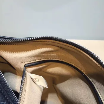 2018 L Eteranl de tricotat manual din piele de moda Interne și externe derm piele de Oaie Unic țesute sac, sac de Femei