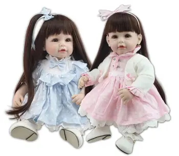 2018 new sosire jucării pentru copii din silicon renăscut baby dolls 52cm Ziua Îndrăgostiților papusa pentru fete 20inch vinil copii în viață papusa