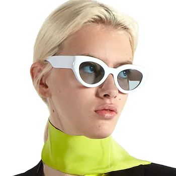 2018 Nou Sosit mai Recente Designer de Bărbați și femei Unisex ochelari de soare ochi de Pisica la nivel de Cadru ochelari de soare UV400 Vintage Retro oculos de sol n116