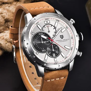 2018 relogio masculino PAGANI DESIGN barbati top brand de moda ceas cronograf versatil mișcare impermeabil cuarț ceas din piele