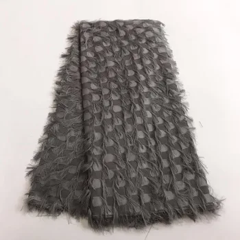 2018 Înaltă Calitate cablu Sifon Africane Net Elvețian Dantela,franceză Voile Ghipura tul plasă de Dantelă Tesatura Pentru rochie 5yard/lot YL011801