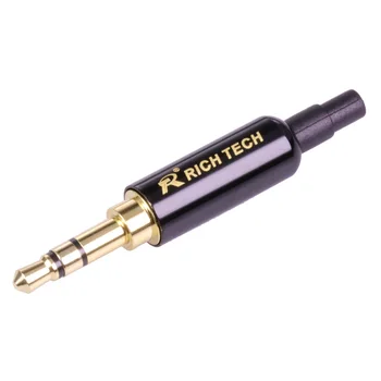 20buc Jack Stereo de 3,5 mm 3 Pol de sex Masculin Jack +Coada Plug cleme pentru DIY Cască Cască sau Utilizate pentru Reparații Căști