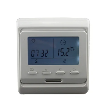 220V AC LCD Programabil Săptămânal de Încălzire prin Pardoseală Regulator de Temperatură Cameră cu Aer Termostat cu Senzor